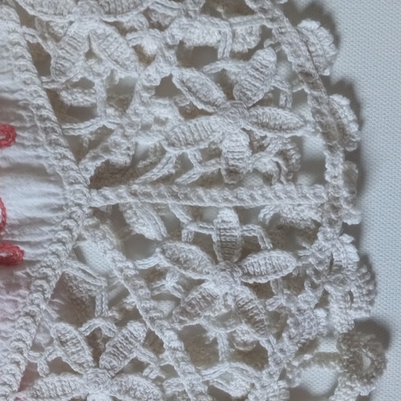 Natural TOP CROCHETED MACRAME by Oliver's Size Medium - Picture 5 of 7